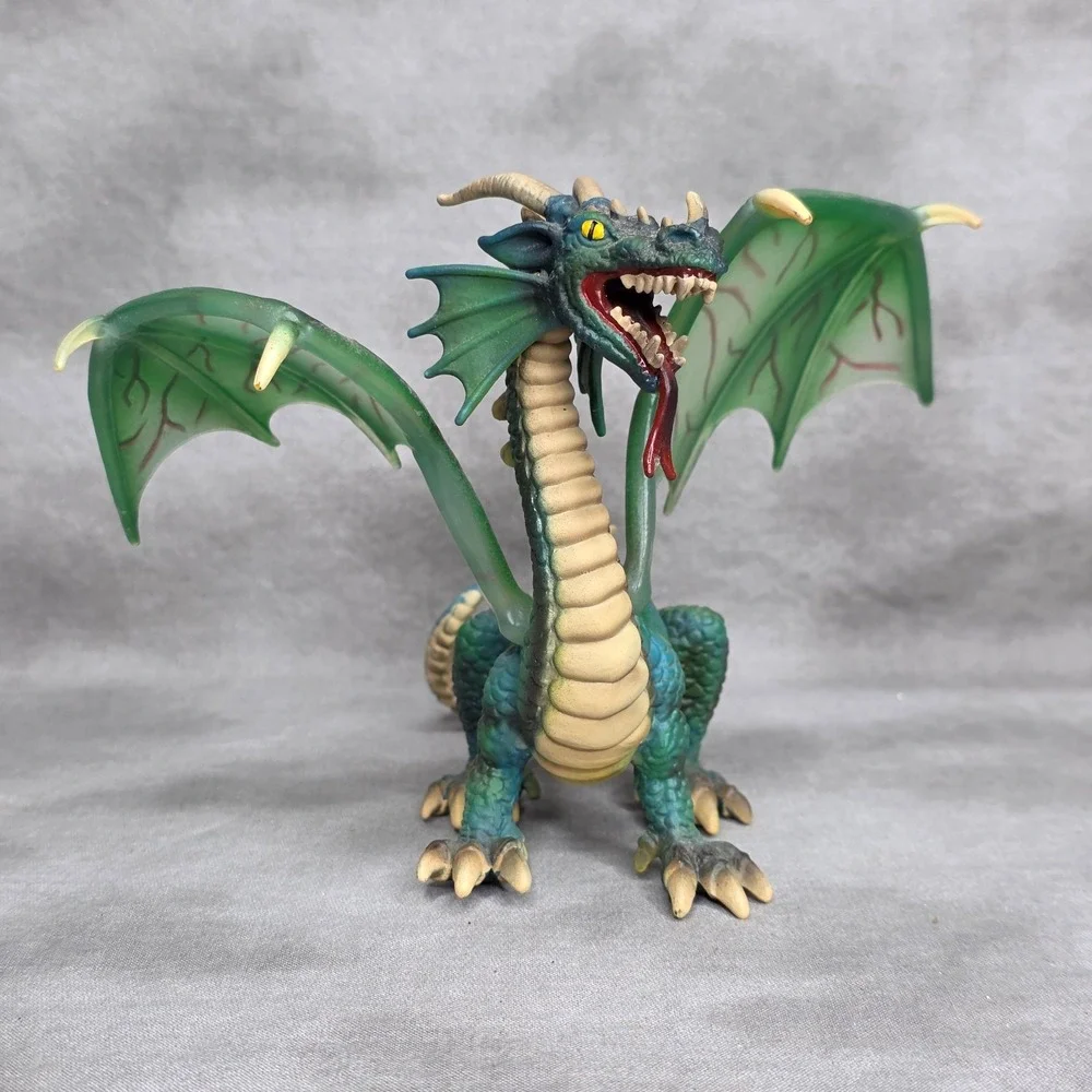 Schleich 2003 Green Dragon Figure World of Knights 5.5